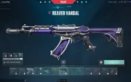 Conta Valorant c/ karambit saqueadora, vandal prelúdio, Tota
