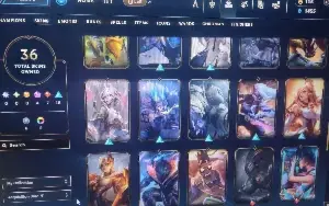 Conta de lol lv 43