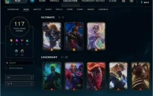 CONTA DE LOL / TODOS CAMPEÕES / 117 SKIN