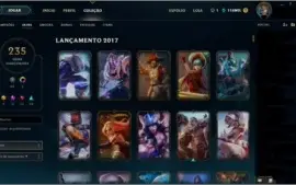 Conta League of Legends - Todos os camp/ 235 skins