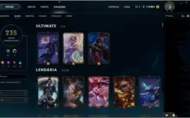 Conta League of Legends - Todos os camp/ 235 skins