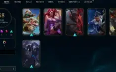 conta lol level 196