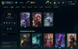 conta lol level 196
