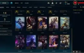 SMURF MONO KATARINA | GOLD C MMR ALTO | SKINS RARAS + 14K EA