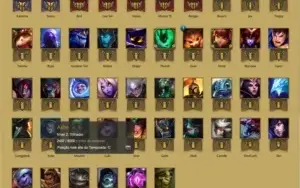 CONTA LEAGUE OF LEGENDS BR- 9 SKINS - 44 CHAMP - UNRANKED