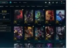 Conta league of legends prata iv com 61 campeões e 23 skins