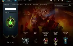 Conta league of legends prata iv com 61 campeões e 23 skins