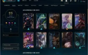 Conta league of legends prata iv com 61 campeões e 23 skins