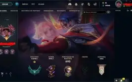 CONTA LOL LVL 500 - QUASE TODOS OS CAMPEÕES - 195 SKINS