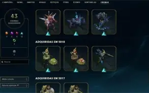 CONTA LOL LVL 500 - QUASE TODOS OS CAMPEÕES - 195 SKINS