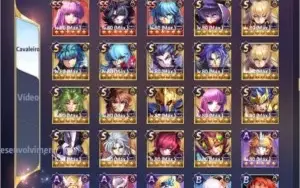 Conta lvl 58 servidor A-28 todos os personagens
