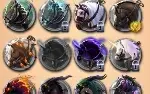 Conta albion endgame, c/skin de lobo top1