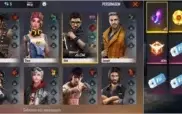 Conta FF>Completa>Passe,Skins,Emotes,Personagens,Pets ETC...