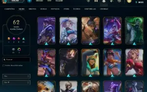 conta league of legends