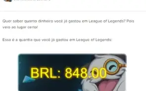 conta league of legends