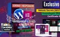 EXCLUSIVO:Tenha Domínio, WordPress, SSL e Elementor de graça