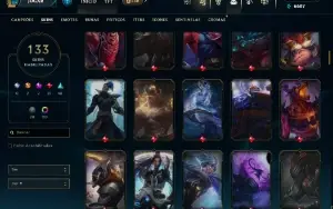 Conta LoL 132 Skins (PAX Sivir 17) 158 Champions FULL ACESSO