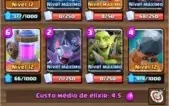 CONTA CLASH OF ROYALE LVL 13 - 5135 TROFÉUS