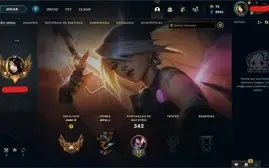 Conta LoL, LvL 238, 73 Skins