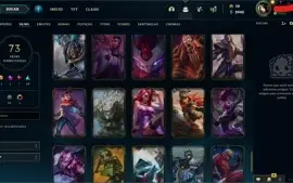 Conta LoL, LvL 238, 73 Skins