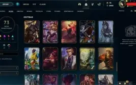 Conta LoL, LvL 238, 73 Skins