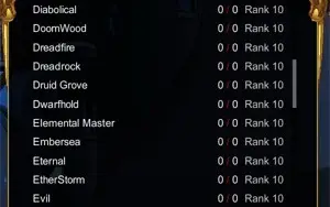 AQW LVL 100; AWESCENDED; FORGE+AWE ENHANCE; REP RANK 10