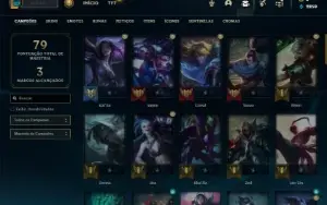 Esmeralda 2 e Mestre na Flex com 65 Champs e 22 Skins