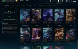 Esmeralda 2 e Mestre na Flex com 65 Champs e 22 Skins