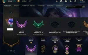 Esmeralda 2 e Mestre na Flex com 65 Champs e 22 Skins