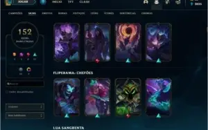 Conta LoL lvl304
