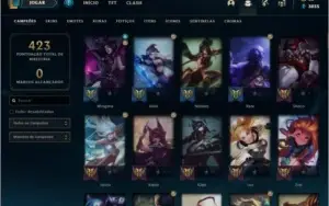 Conta LoL lvl304