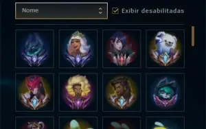 Conta Challenger com todas as skins adquiríveis Riven 2012