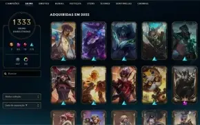 Conta Challenger com todas as skins adquiríveis Riven 2012