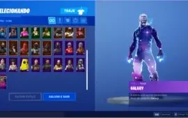 CONTA FORTNITE SEASON 4 COM GALAXY