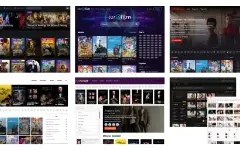 Pack com 7 Temas Para Sites De Filmes e Vídeos