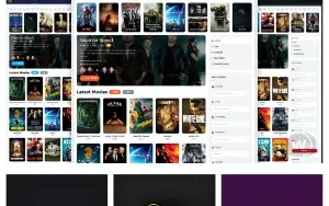 Pack com 7 Temas Para Sites De Filmes e Vídeos