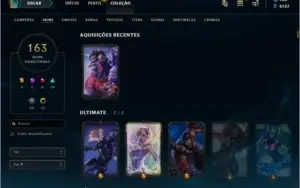 Conta League Of Legends Skins/icones Raros Desde Season 3