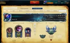 CONTA DIAMANTE V / 109 CAMPEÕES / 75 SKINS / BORDA DIAMANTE
