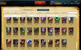CONTA DIAMANTE V / 109 CAMPEÕES / 75 SKINS / BORDA DIAMANTE