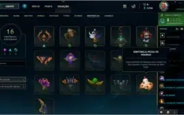 CONTA LOL COM 95 SKINS E VARIOS CAMPEÕES