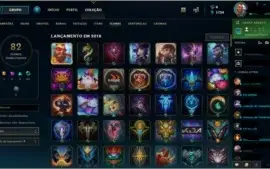 CONTA LOL COM 95 SKINS E VARIOS CAMPEÕES