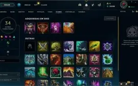 Conta LOL - Diamante IV, 61% de WR(E-MAIL NÃO VERIFICADO)