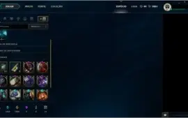 CONTA PLATINA 5, TODOS CHAMP, 100 SKINS, 15 PAGINA DE RUNA.