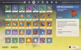 Conta AR 51 com Hu Tao e + 5*, 2 armas 5* e muitas resinas