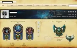 Conta Plat III ( Annie hextech + 30 skins)