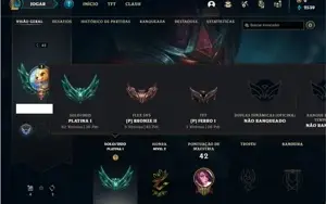 Conta Platina 1 com 23 Champs e 1 Skin