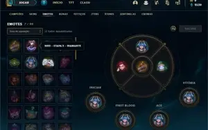 Conta Platina 1 com 23 Champs e 1 Skin