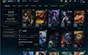 Conta Ouro 4 com 141 Champs e 250 skins + 10 Prestigios