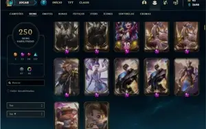 Conta Ouro 4 com 141 Champs e 250 skins + 10 Prestigios