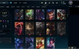 CONTA MESTRE 127 SKINS,TODOS CAMPEÕES criada na s3